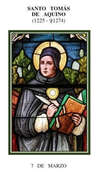 SANTO TOMÁS DE AQUINO